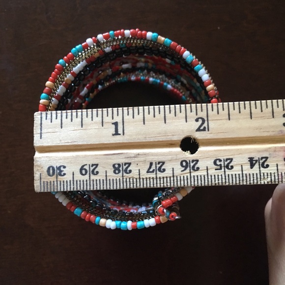 Simulated turquoise earrings, bracelet, pendant - Picture 6 of 8